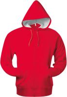 FULL ZIP Kapucnis felső SWEATSHIRT Red